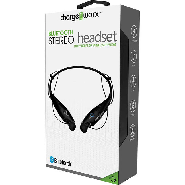 Wireless Stereo Headset, Black