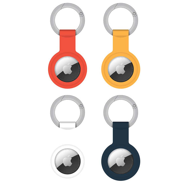 Tracking Keychain Designed for Apple Airtag 4 Packs, Assorted colors