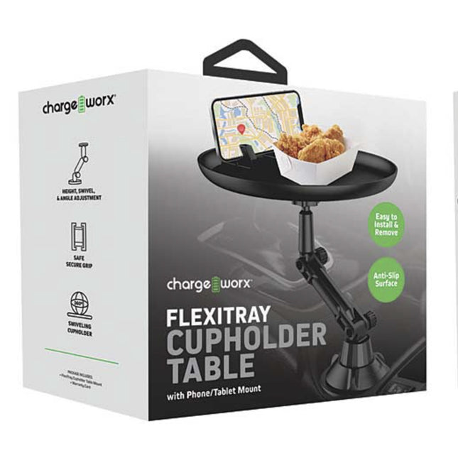 FOOD TRAY CAR CUPHOLDER