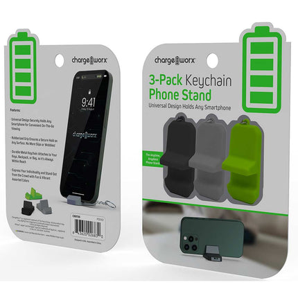 3 Pack Mini Keychain Phone Stand