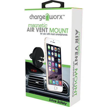 CX9902BK Magnetic Air Vent Mount for use with most smartphones