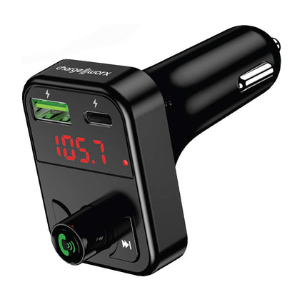 FM Transmitter with USB-C and USB Car Chargers