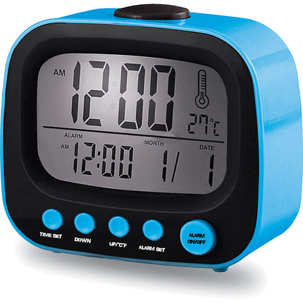 Retro Alarm Clock, Blue