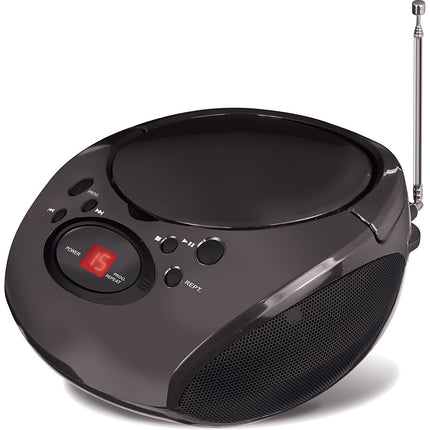 MP3/CD Portable Boombox, Black