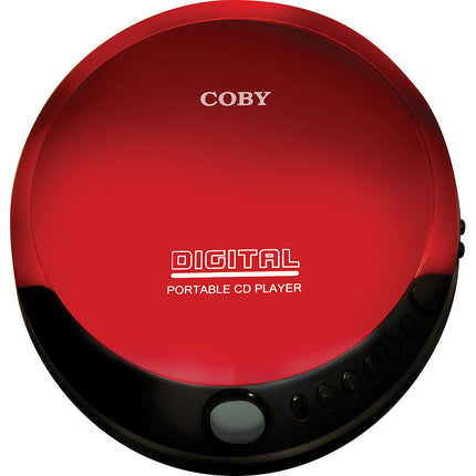 CD-190-BLK Portable Compact CD Player, Red