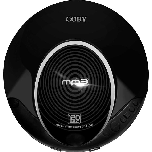 CD-192-BLK Portable Compact CD Player, Black