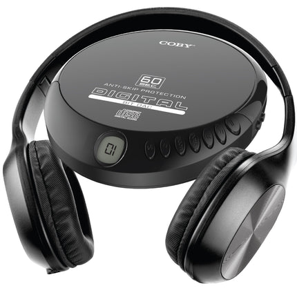 Anti-Skip Portable CD Player with Headphones