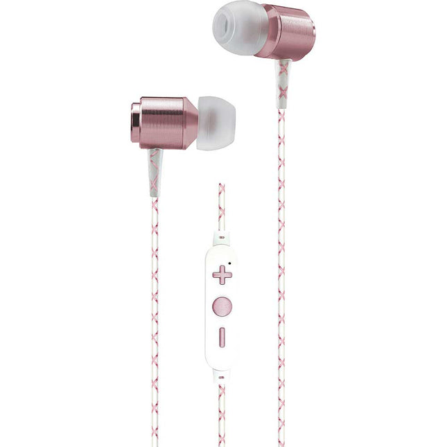 Metal Wireless Earbuds, Rose Gold