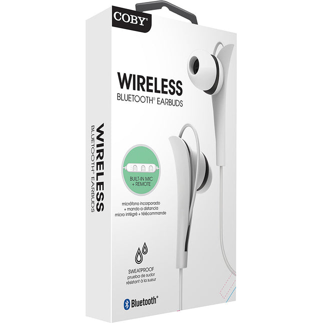 Wireless Bluetooth® Earbuds, White