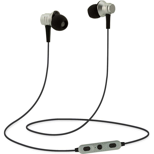 Wireless Bluetooth®  Earbuds, Grey/Silver