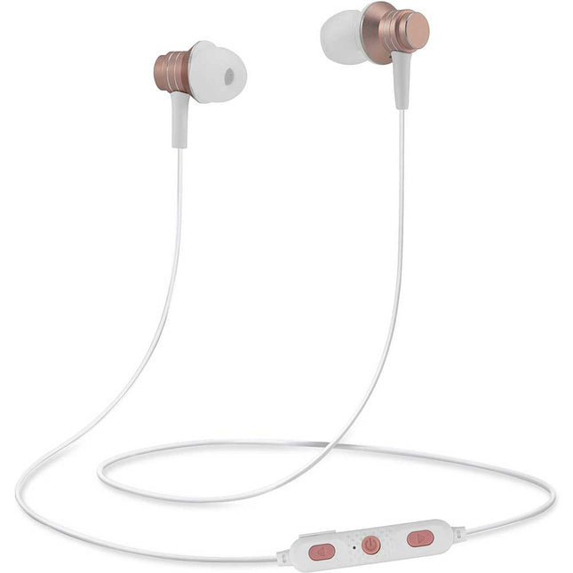 Wireless Bluetooth®  Earbuds, RoseGold/White