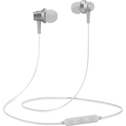 Wireless Bluetooth®  Earbuds, Silver/White
