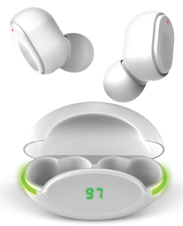 True Wireless Earbuds with LED Ring