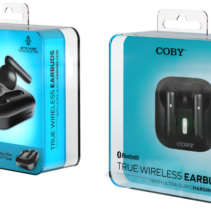 TRUE WIRELESS EARBUDS WITH CHARGING CASE