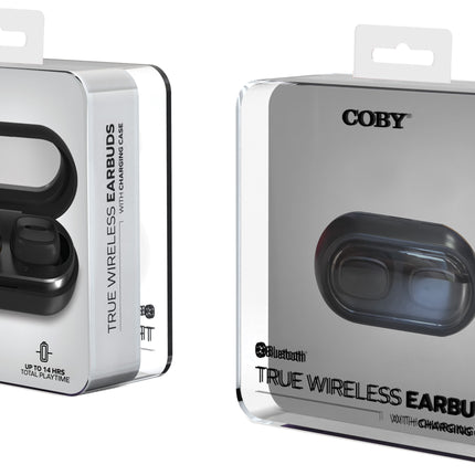 TRUE WIRELESS EARBUDS WITH CHARGING CASE