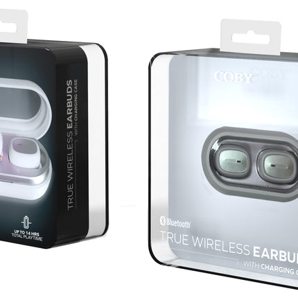TRUE WIRELESS EARBUDS WITH CHARGING CASE