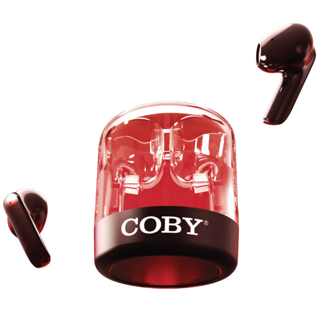 True Wireless Earbuds with LED Charging Case