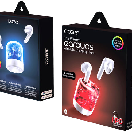 TRUE WIRELESS EARBUDS WITH LED CASE