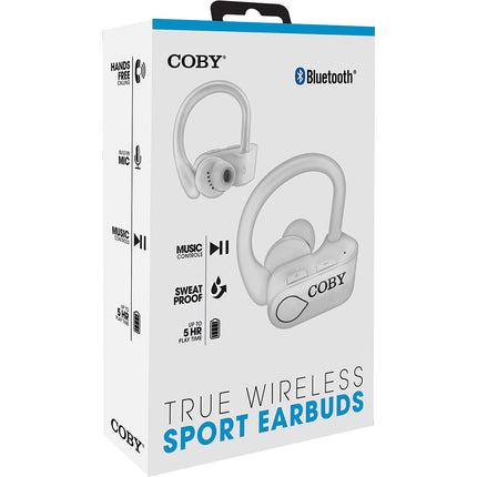 True Wireless Sport Earbuds, White