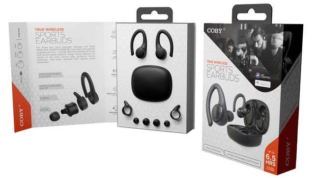 True Wireless Sports Earbuds