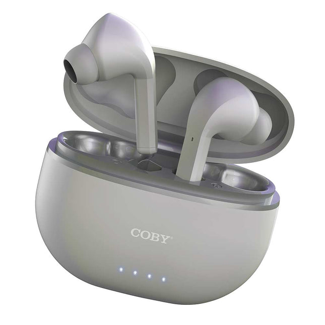 Active Noise Canceling True Wireless Earbuds, White