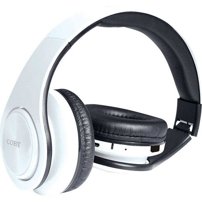 Valor Folding Bluetooth Stereo Headphones, White