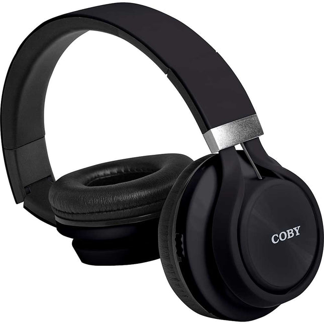 Force Folding Bluetooth Stereo Headphones, Black