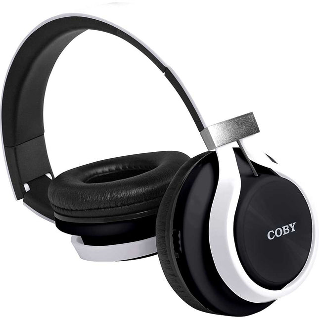 Force Folding Bluetooth Stereo Headphones, White
