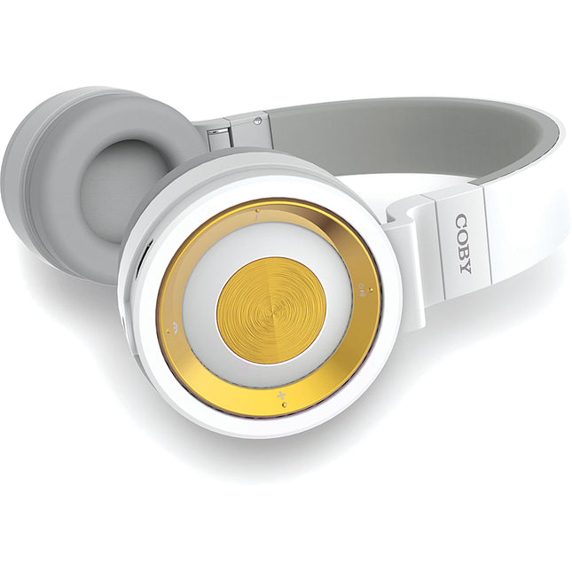 Folding Bluetooth Headphones Built-in Mic, Gold