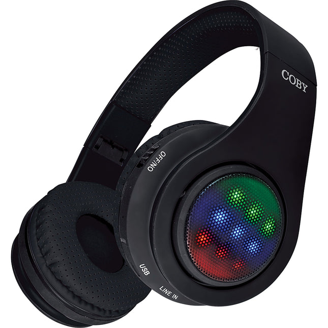 Light up Folding Bluetooth® Stereo Headphones