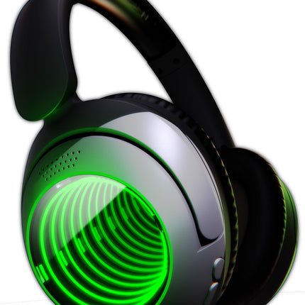 Wireless LED Headphones with Infinity Mirror Effect