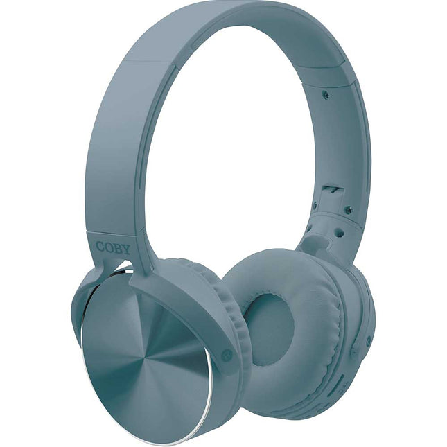 Wireless Metal Folding Headphones, Grey
