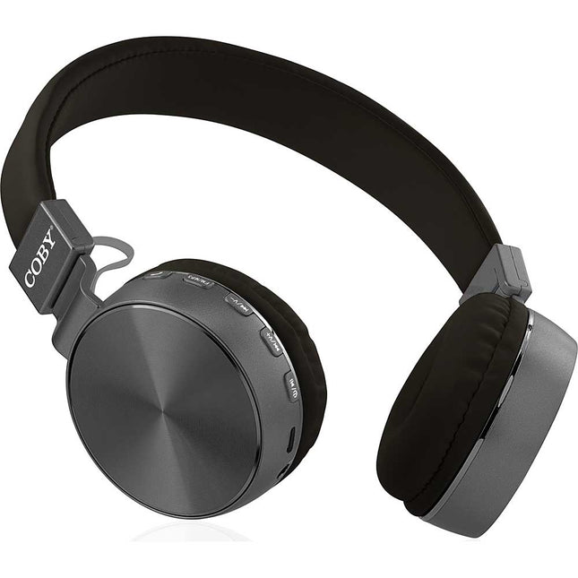 Wireless Folding Stereo Headphones, Black