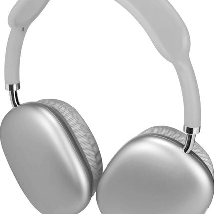 Wireless Metal Folding Headphones, Silver