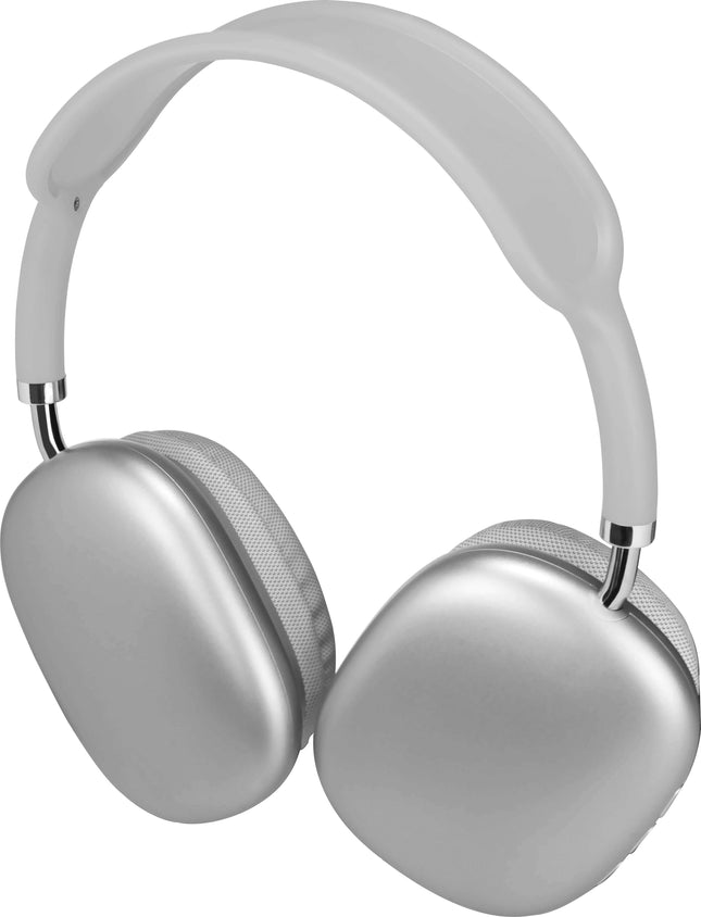 Wireless Metal Folding Headphones, Silver