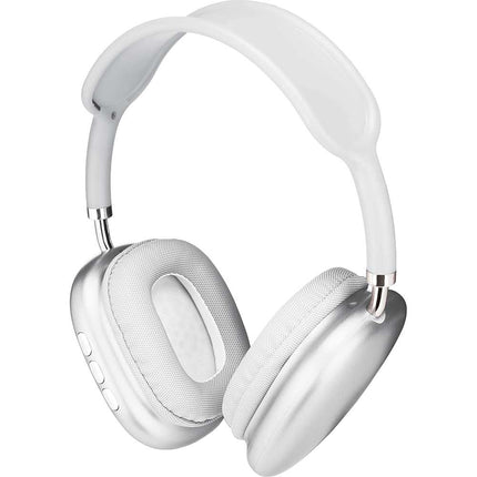 Wireless Metal Folding Headphones, Silver