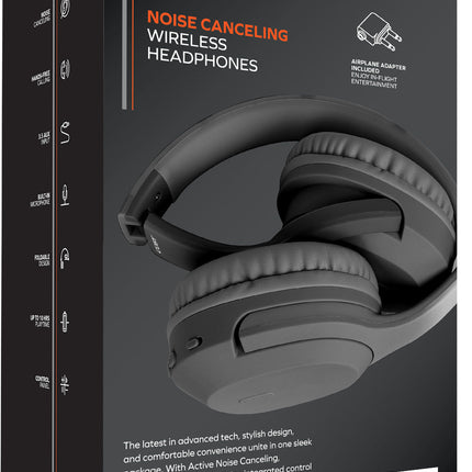 Active Noise Cancelling Wireless Headphones