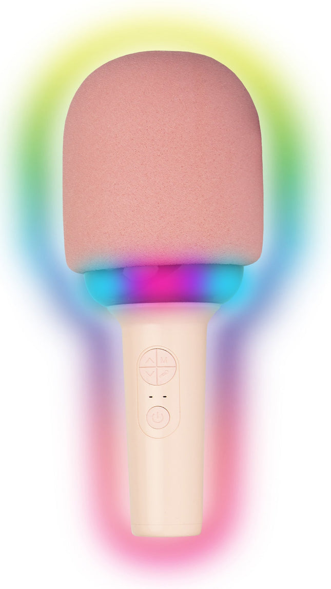 Wireless Karaoke Microphone with LED Ring