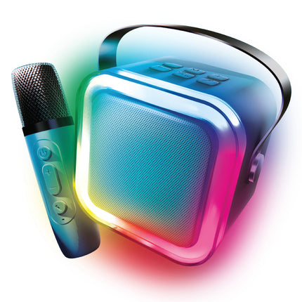 Led Karaoke Speaker With Wireless Microphone