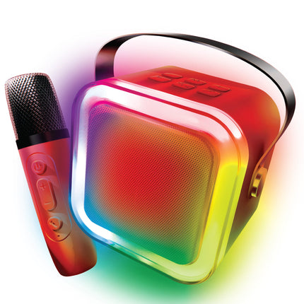 LED Karaoke Speaker with Wireless Microphone