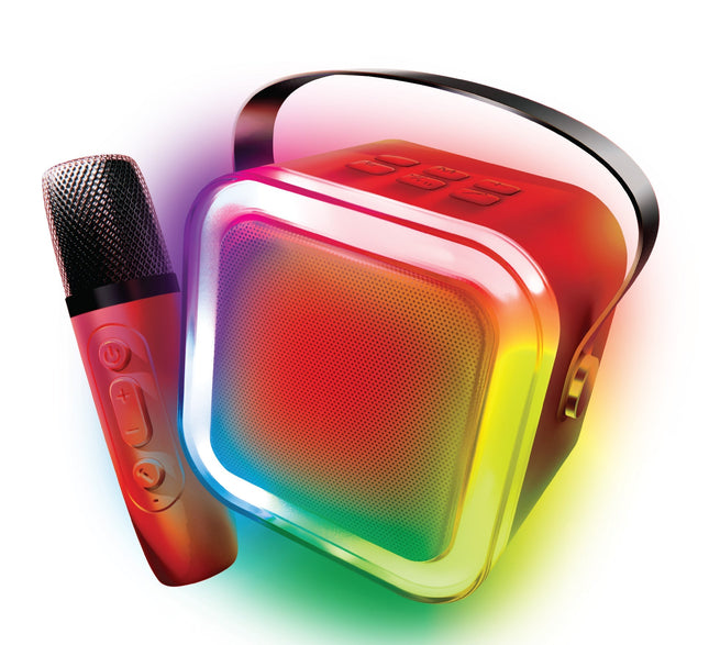 LED Karaoke Speaker with Wireless Microphone