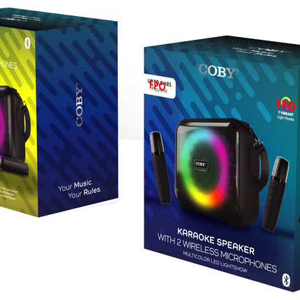 Pop Star Duo Wireless Karaoke Set with Microphones