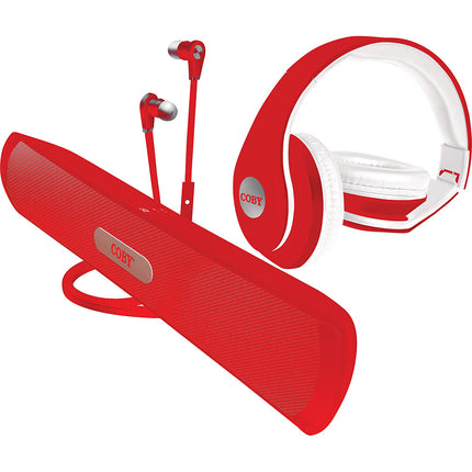 4 in 1 Audio Combo Pack, Red
