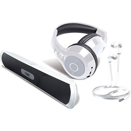 3-IN-1 Bluetooth® Combo Pack, White