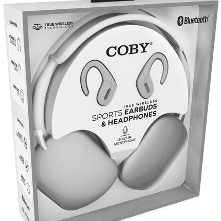 Headphones and Sport Earbuds Combo Pack