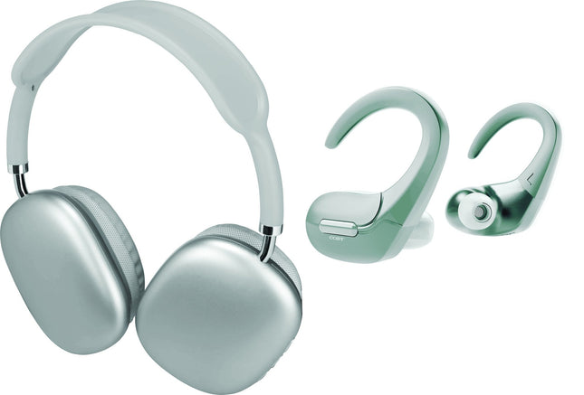 Headphones and Sport Earbuds Combo Pack