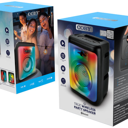 Portable Bluetooth Speaker with LED Flame Effect