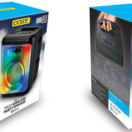 Portable Bluetooth Speaker with LED Flame Effect
