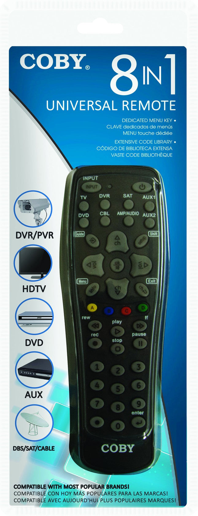 8 In 1 Universal Remote Control