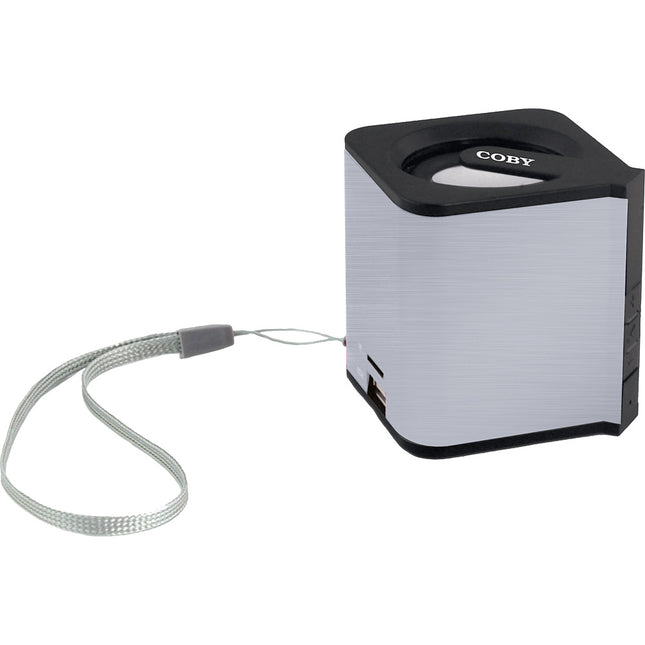 Portable Compact Bluetooth Speaker, Silver